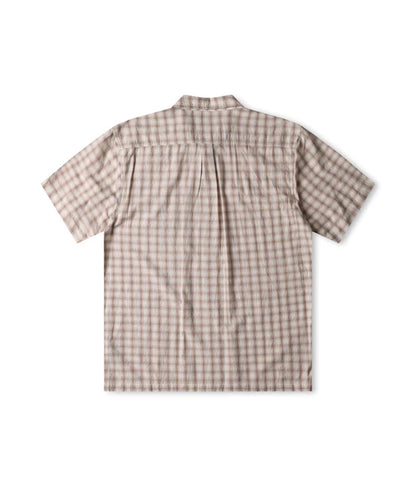 Former Manners Check Short Sleeve Shirt Taupe