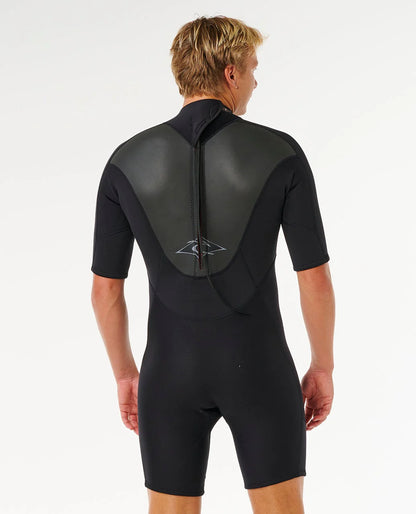 Ripcurl Men's 2/2 Omega Back Zip Springsuit Black