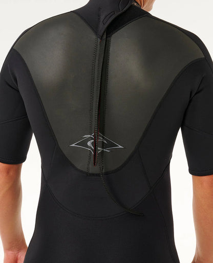 Ripcurl Men's 2/2 Omega Back Zip Springsuit Black
