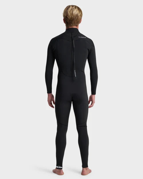 Quiksilver Prologue 3/2mm Back Zip Wetsuit Black – Back View