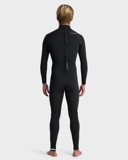 Quiksilver Prologue 3/2mm Back Zip Wetsuit Black – Back View