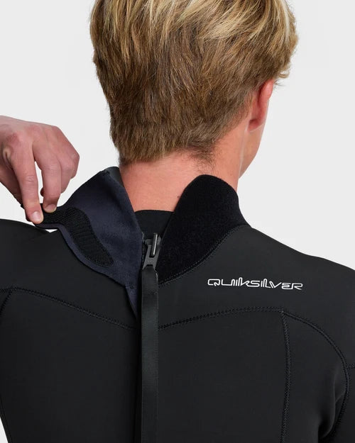Quiksilver Prologue 3/2mm Back Zip Wetsuit Black – Back Zip Entry Detail