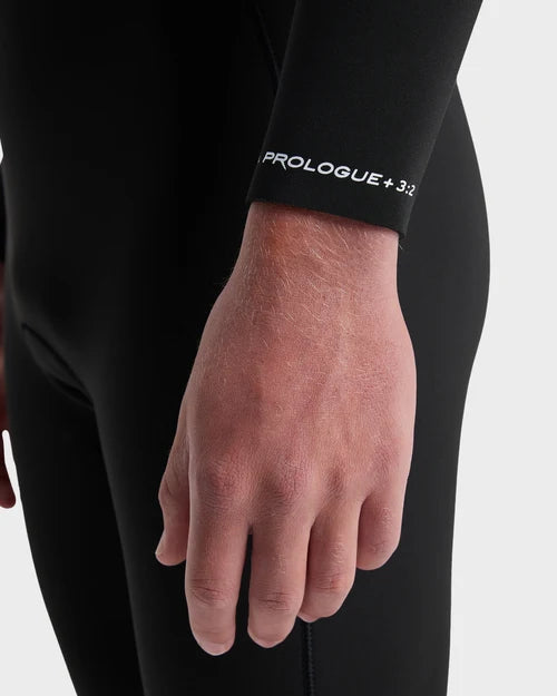 Quiksilver Prologue 3/2mm Back Zip Wetsuit Black – Prologue 3/2 Sleeve Detail
