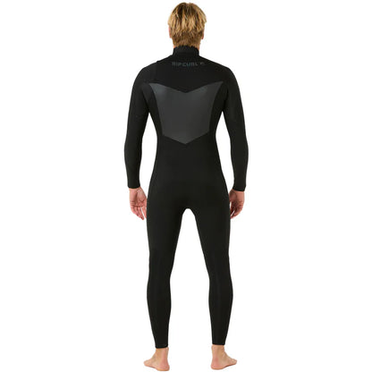Ripcurl Men's 4/3 Dawn Patrol Chest Zip Fullsuit Wetsuit Black