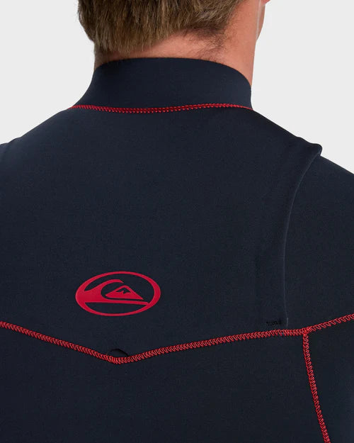 Men's Quiksilver Mercury 3/2MM Chest Zip Wetsuit Salsa