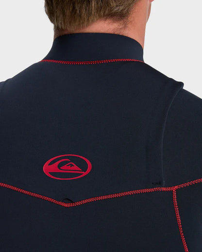 Men's Quiksilver Mercury 3/2MM Chest Zip Wetsuit Salsa