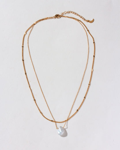 Pearl Tide Layered Necklace