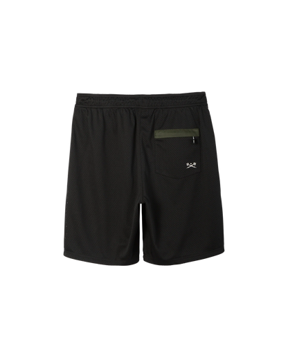 Dark Seas No Sweat Mesh Short Black