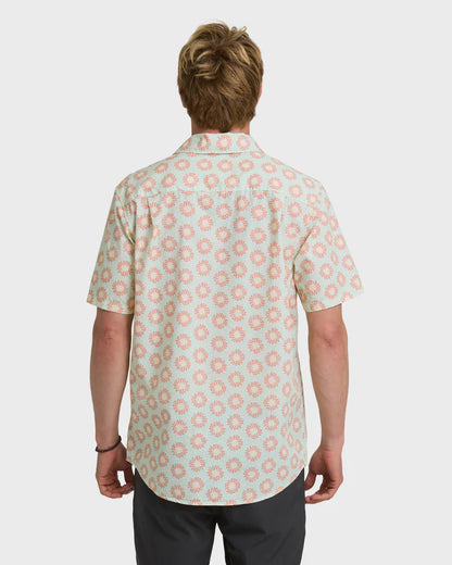 Quiksilver Ocean Mayhem Classic Short Sleeve Shirt Bone White