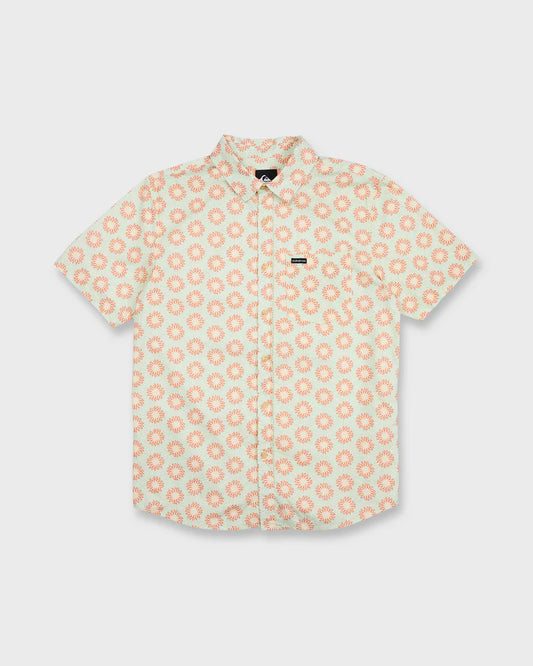 Quiksilver Ocean Mayhem Classic Short Sleeve Shirt Bone White