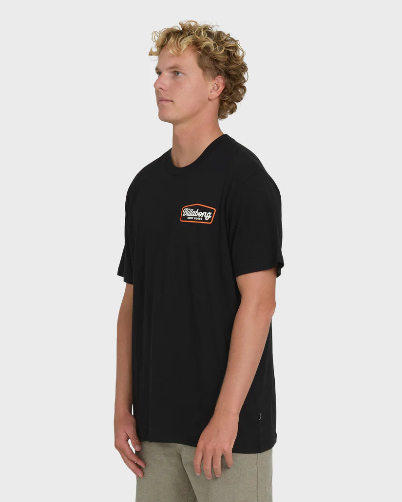 Billabong Off Duty Premium Short Sleeve Tee Black