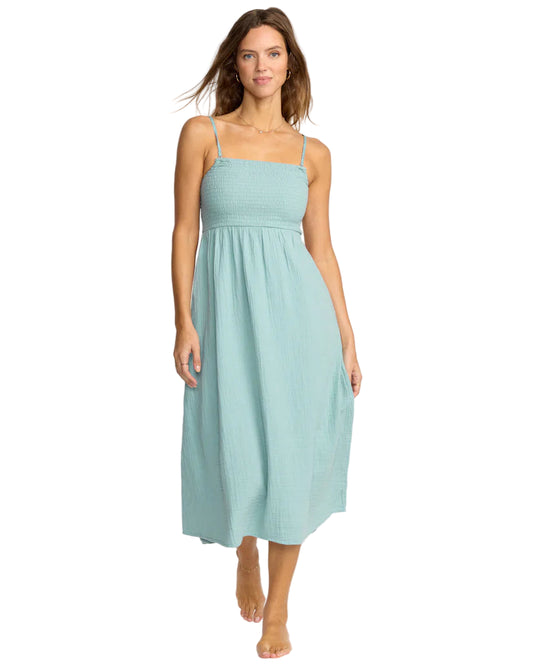 Billabong Off The Coast Dress Blue Fog