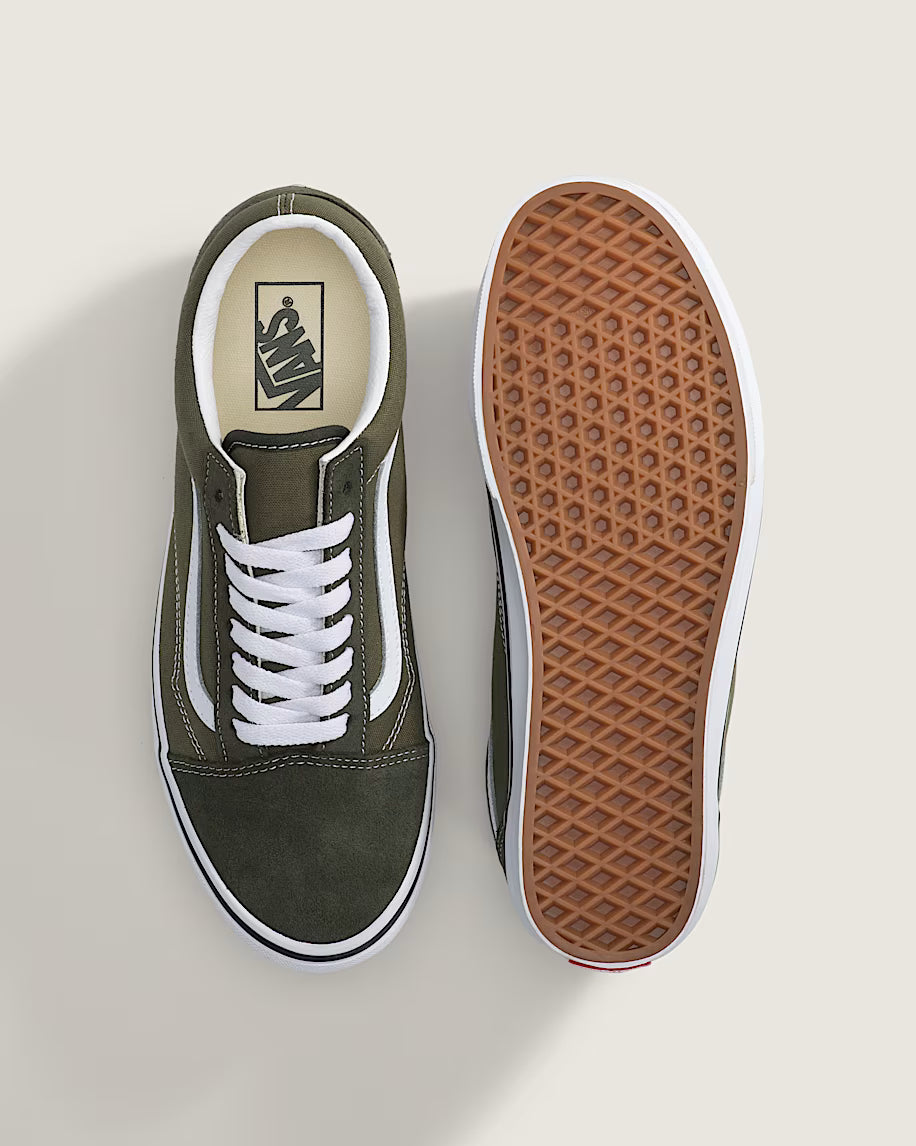 Vans Men's Old Skool Shoe Obsidian Fern Green