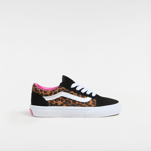 Vans Kid's Old Skool Shoe Leopard Black