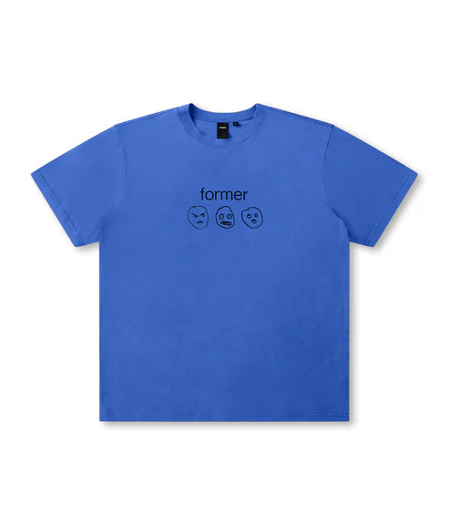 Former Oscillating T-Shirt Washed Cobalt