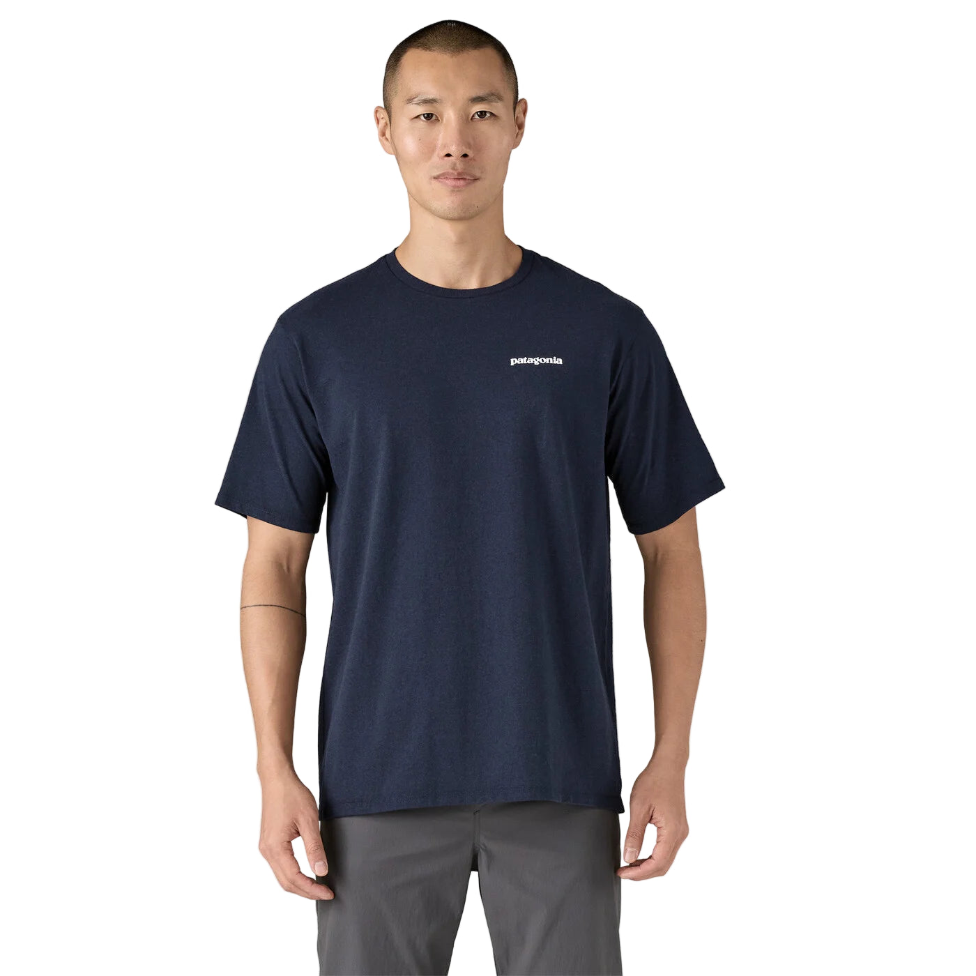 Patagonia Men's P-6 Logo Responsibili-Tee New Navy