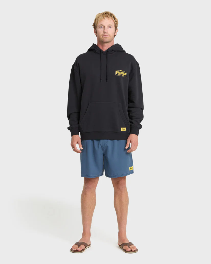 Quiksilver Pacifico Sayulita Cruising Pullover Hoodie Phantom Black