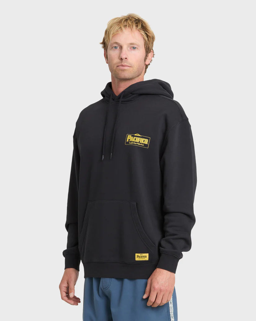 Quiksilver Pacifico Sayulita Cruising Pullover Hoodie Phantom Black