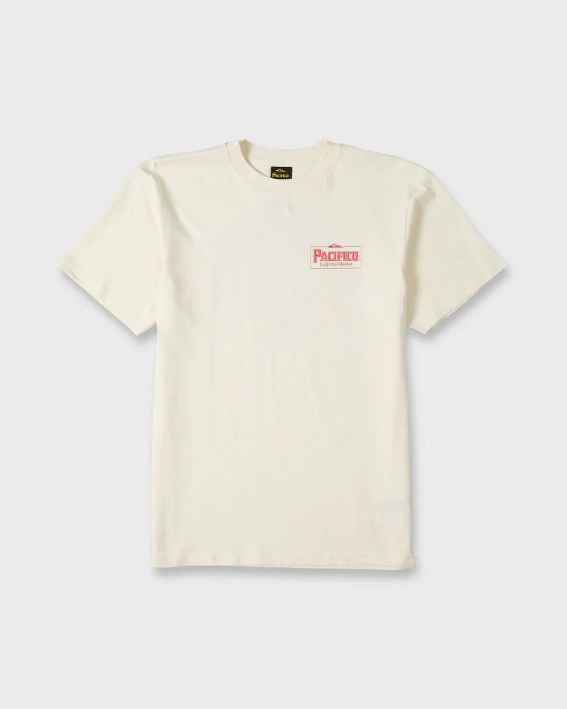 Quiksilver Men's Pacifico Sayulita Cruising Short Sleeve Cotton Tee Tofu