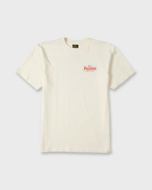 Quiksilver Men's Pacifico Sayulita Cruising Short Sleeve Cotton Tee Tofu