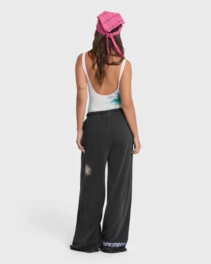 Billabong Women's Paradise 73 Knit Pants Black Sands
