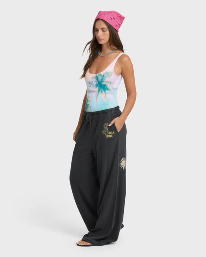 Billabong Women's Paradise 73 Knit Pants Black Sands