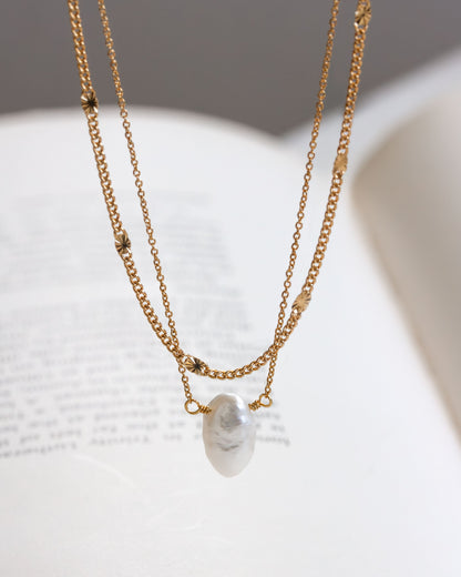 Pearl Tide Layered Necklace