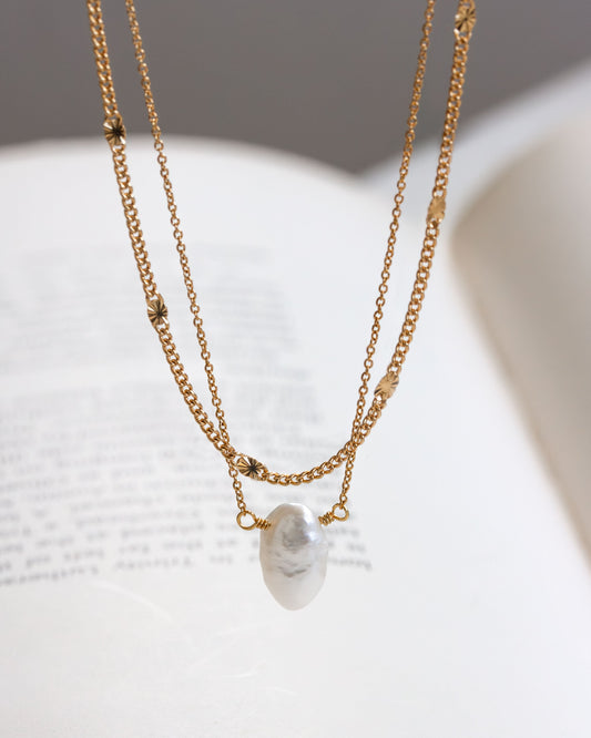 Pearl Tide Layered Necklace