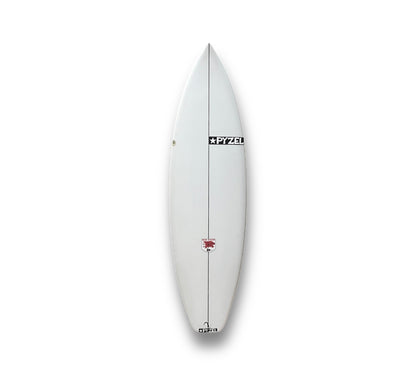 PYZEL RED TIGER 5'10" SURFBOARD