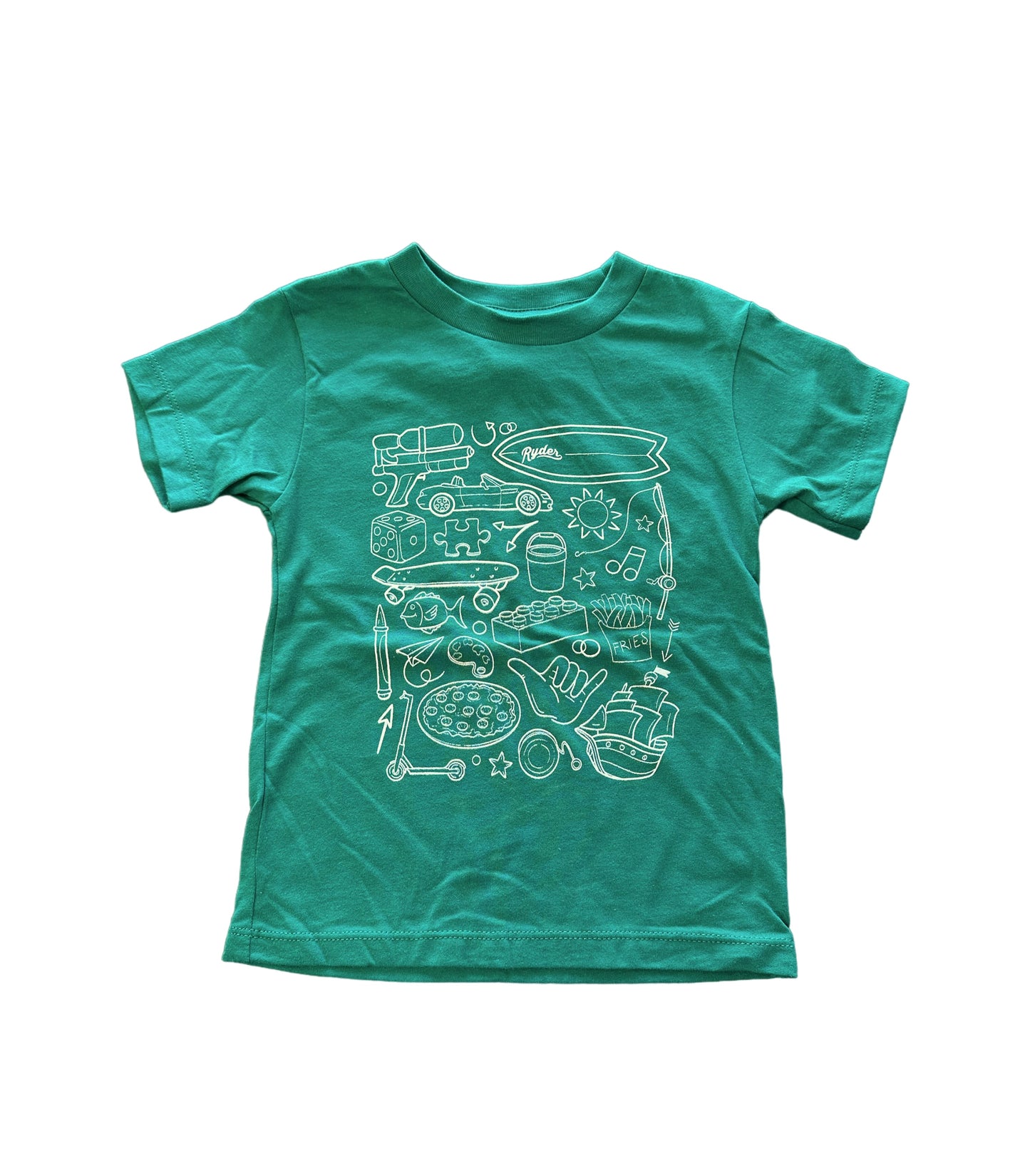 Ryder Surf Toddler Toys Of The Trade Green Tee