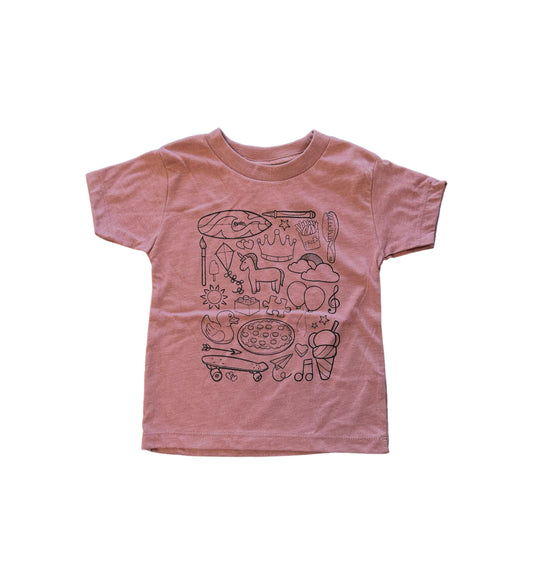 Ryder Surf Toddler Toys Of The Trade Mauve Tee