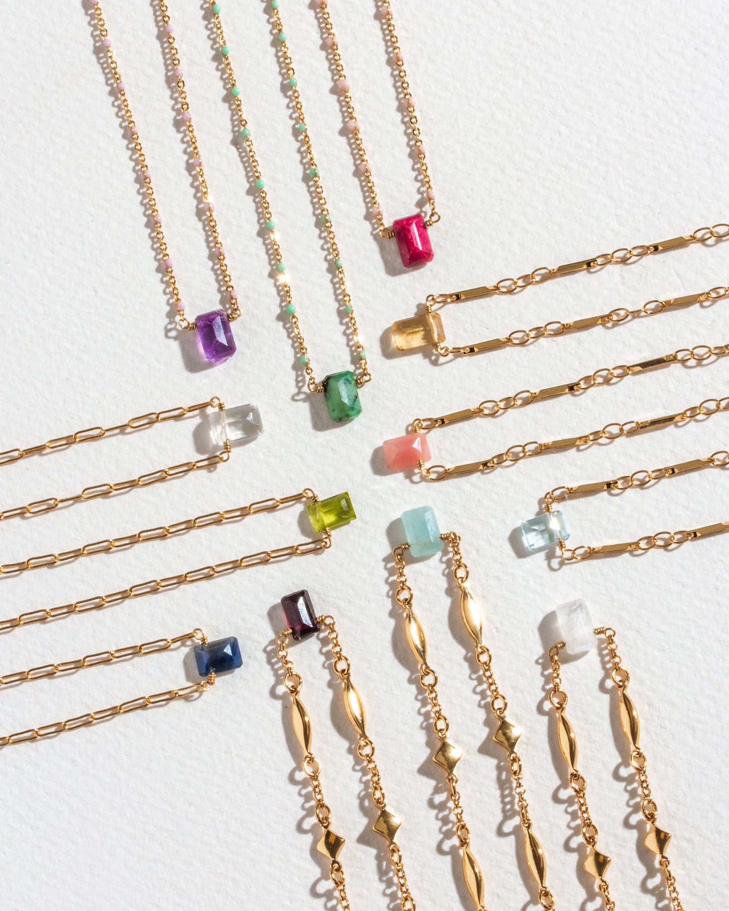 Prism Gems Birthstone Necklace