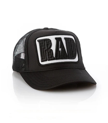 Local Beach Rad Patch Trucker Hat Black