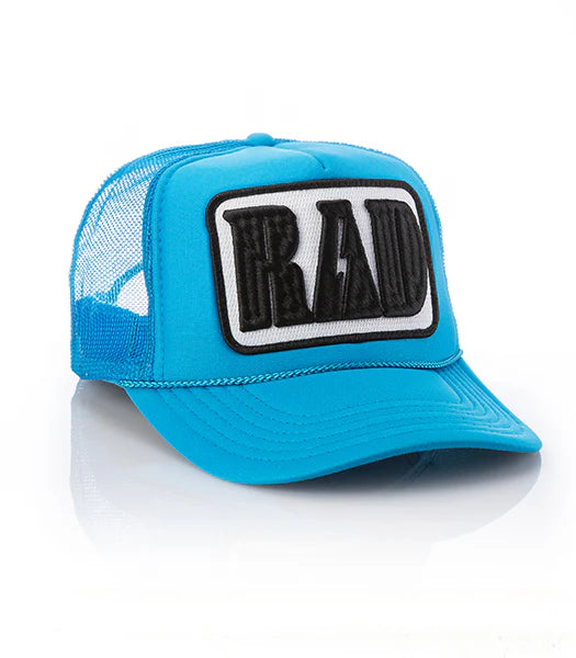 Local Beach Rad Patch Trucker Hat Blue/Black