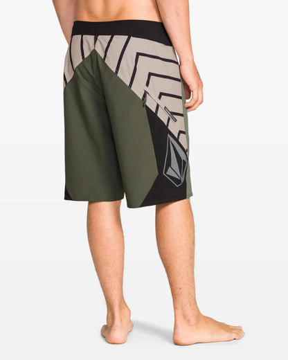 Volcom Men's Ripper Mod 21" Boardshorts Brown Olive