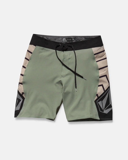 Volcom Men's Ripper Mod 21" Boardshorts Brown Olive
