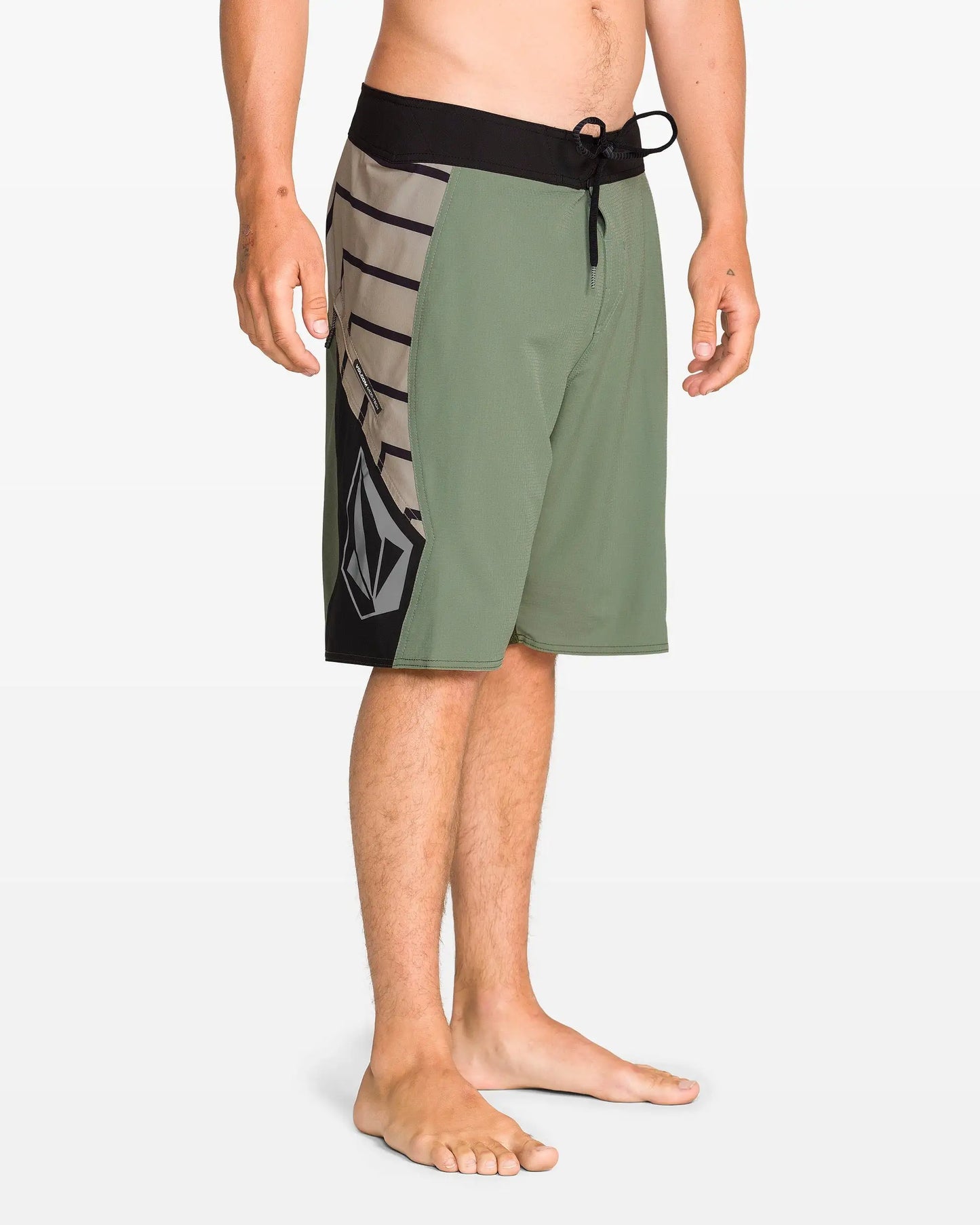 Volcom Men's Ripper Mod 21" Boardshorts Brown Olive