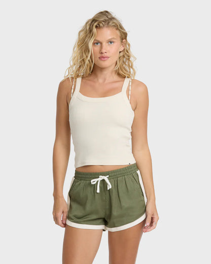 Billabong Women's Road Trippin Woven Shorts Canteen