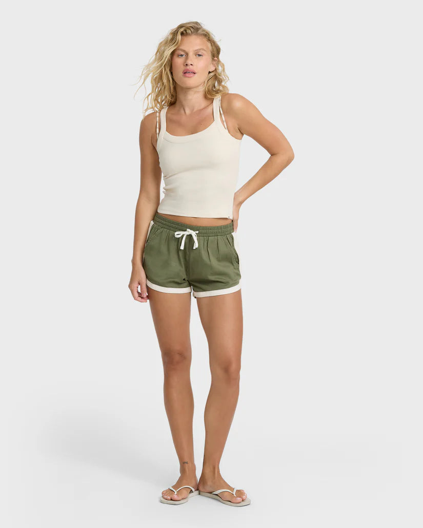 Billabong Women's Road Trippin Woven Shorts Canteen