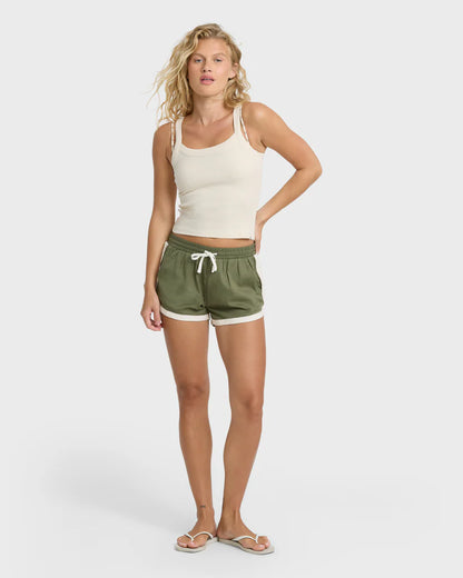 Billabong Women's Road Trippin Woven Shorts Canteen