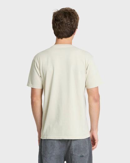 Quiksilver Saltwater Pigment-Dyed Short Sleeve Pocket Tee Moonstruck