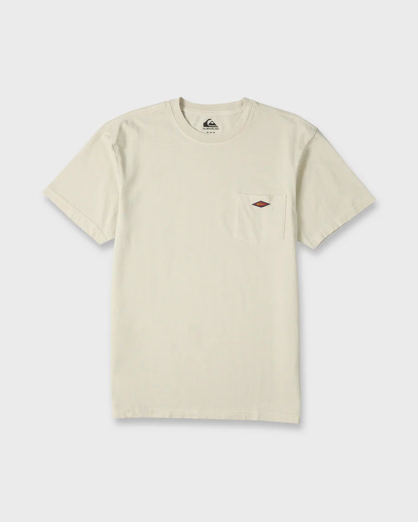 Quiksilver Saltwater Pigment-Dyed Short Sleeve Pocket Tee Moonstruck