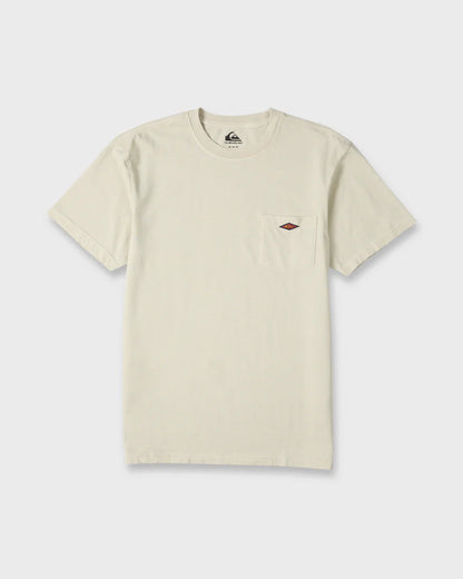 Quiksilver Saltwater Pigment-Dyed Short Sleeve Pocket Tee Moonstruck