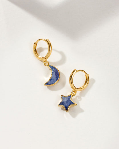 Sky Gazing Mismatched Hoop Earrings