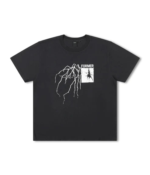Former Scrawl T-Shirt Washed Black
