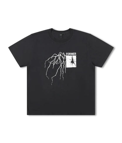Former Scrawl T-Shirt Washed Black