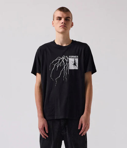 Former Scrawl T-Shirt Washed Black