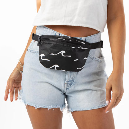 Aloha Mini Hip Seaside White On Black