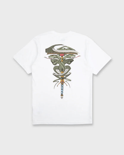 Quiksilver Serpents Short Sleeve Knit Tee White