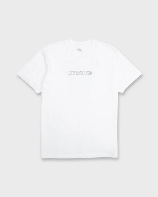 Quiksilver Men's Serpents Short Sleeve Knit Tee White